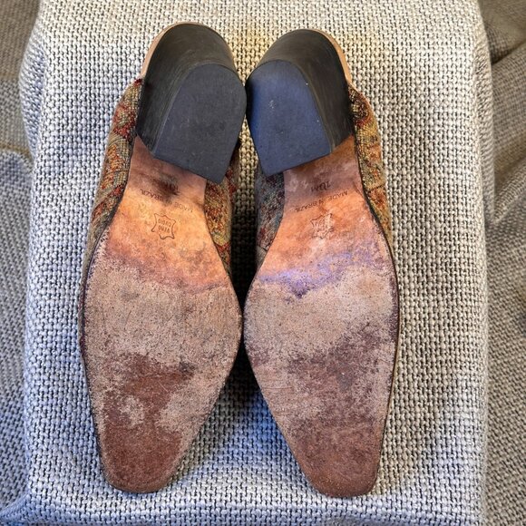 Matisse Sheryl Southwestern Tapestry Mule Block Heels Boho Western Women's 10 - Picture 8 of 8